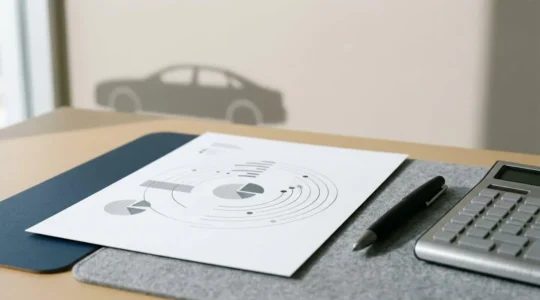 Représentation symbolique de l'optimisation du coefficient bonus-malus en assurance automobile