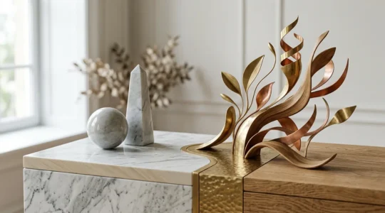 Composition visuelle symbolisant l'équilibre entre sécurité et performance dans l'épargne financière