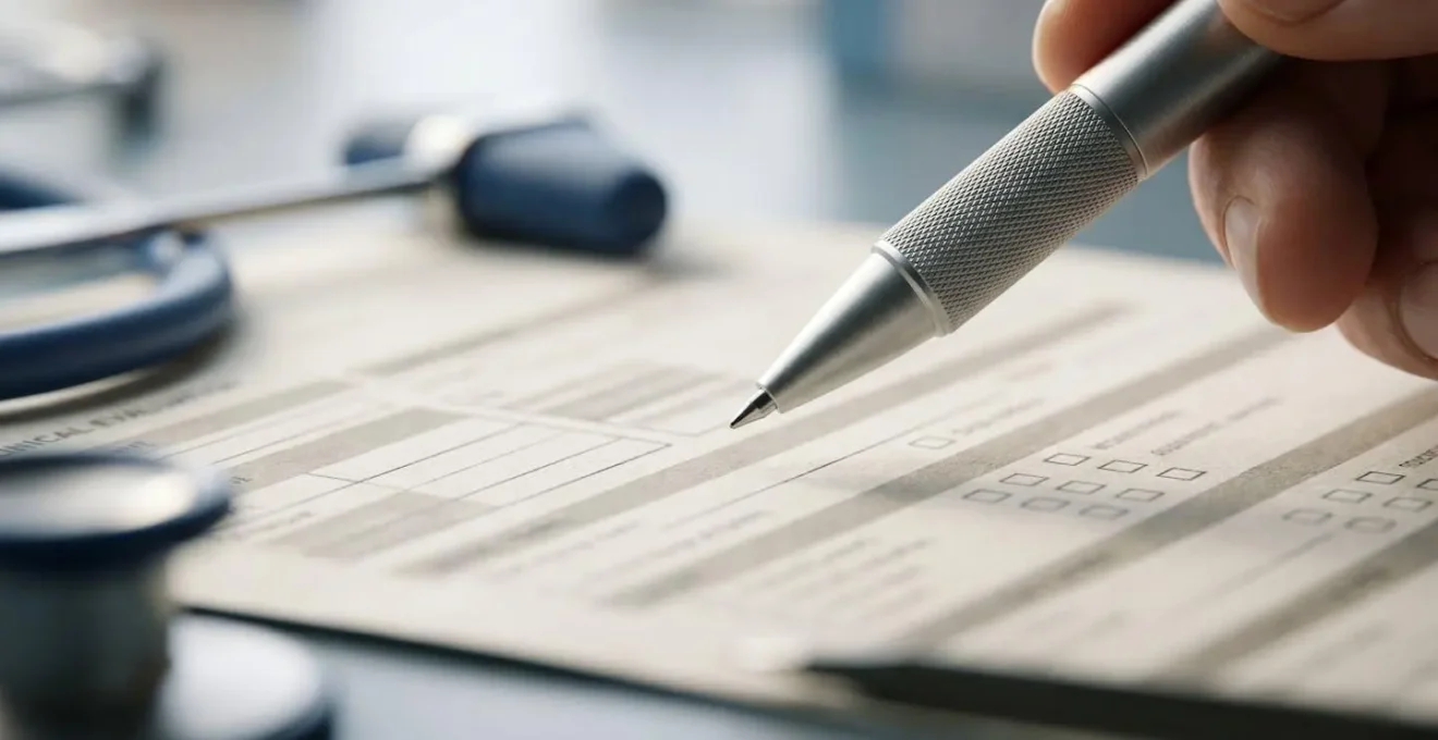 Représentation visuelle d'une expertise médicale avec documentation du préjudice corporel et de la souffrance endurée