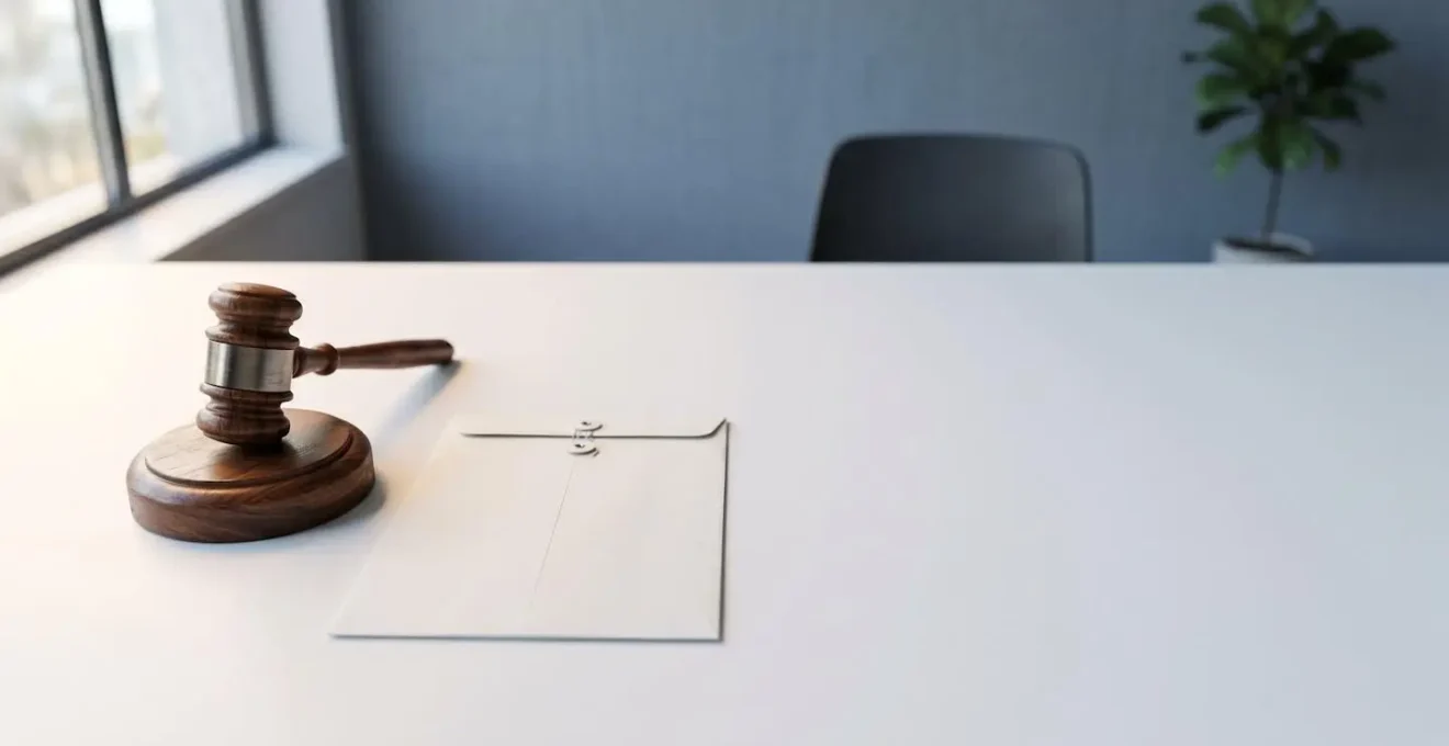 Représentation visuelle d'un calendrier de procédure juridique avec échéances critiques