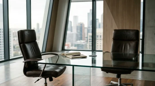 Scène représentant la continuité financière d'une entreprise après le décès d'un dirigeant